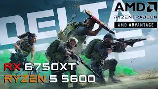 Delta Force: H.O - Ryzen 5 5600 + RX 6750XT : Ultimate and Low settings at 1080p