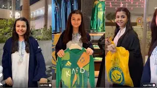 سنابات ام جود الطنايا | العنود حققت حلمها وشرت تيشرت النصر 💛