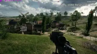 How to fix Resolution Scaling in Battlefield 1 Blur FPS