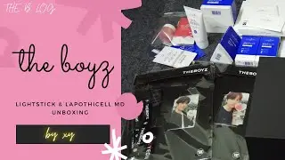 [THE B LOG] The Boyz Official Lightstick Unboxing / The Boyz x Lapothicell Unboxing