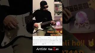 Yo maan ta mero Nepali ho solo cover 🤘 #coversong #guitarcover #guitarlesson