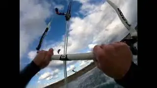 Kiteboarding in akdeniz kitesurf beach ⚡️