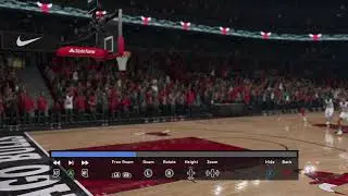 My first in game dunk with Zach lavine's dunk animation NBA live 19