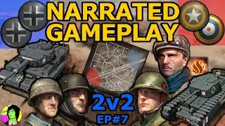 CoH3 | Veteran armour duel | Narrated Gameplay 2v2 Wehrmacht | EP#7