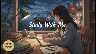 STUDY WITH ME at HIDDEN 24 ☕ Deep Focus Felt Piano & Ambience