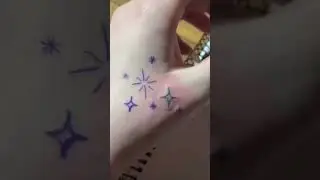 How i stick & Poke Tattoos handpoke | handpoked | no machine | tattoo | #handpoke #tattoo