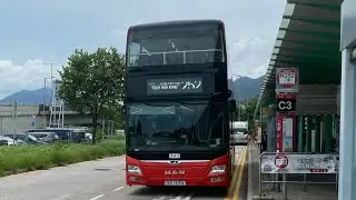 九巴M6EX1(YC378)@252屯門公路轉車站🔄𣙟管笏￼(循環線)(下層展望)￼