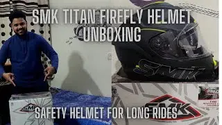 Распаковка и обзор SMK TITAN FIREFLY ||Лучший защитный шлем до 10 тысяч ||Моё первое видео распаковки