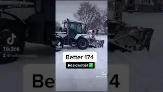 Better 174 déneigement avec un souffleur Bilodeau Snow ripper, un Pronovost, un Beaulieu.