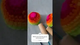 I love finding new ideas for scrap yarn but my favorite has to be play food #scrapbusting