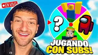 🔴 MIS SUBS ELIGEN QUE JUGAR en VIVO 🔴 &iexcl;JUGANDO con SUSCRIPTORES! #22 😂