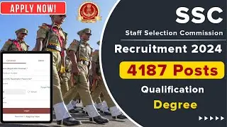 SSC Recruitment 2024 | SSC CPO Online Form 2024 Kaise Bhare | How to fill SSC CPO Online Form 2024