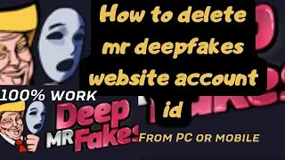 How to delete mr deepfakes website account id  #mrdeepfakes #deletemrdeepfakesid #deleteaccount
