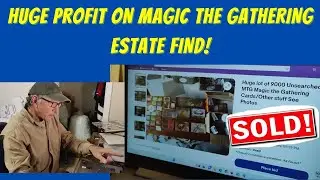 Watch our Huge MAGIC THE GATHERING Cards Lot Sell at Auction-Nice Yard Sale Profit to Start the Year
