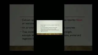 in concrete calcium sulphate may act as           ssc je MCQ