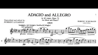 Adagio and Allegro for Oboe & Piano, Op.70 (Schumann, transcribed by Robert Lucarelli)
