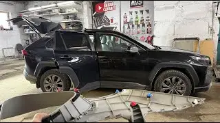 Антискрип пластика на примере багажника Toyota RAV4 2026