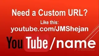 How to get a custom youtube channel url 2018