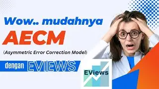 Kelas Statistik - Analisis Asimetris ECM (AECM) dengan software Eviews