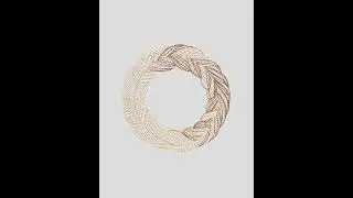 Braided Wreath Machine Embroidery Design Stitch Player