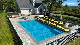 Leisure Pools Pinnacle 30 | Fiberglass Pool Tour I Montgomery, NY