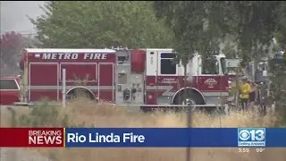 Grass Fire Contained In Rio Linda