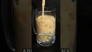 Apple Banana Shake for Instant Energy!  #AppleBananaShake #HealthyDrink #EnergyBooster #summerdrink