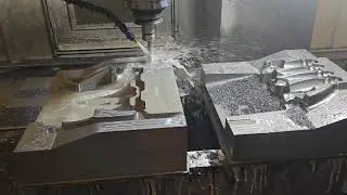 Machining SidePort FD3S Lower Intake Manifold Mold