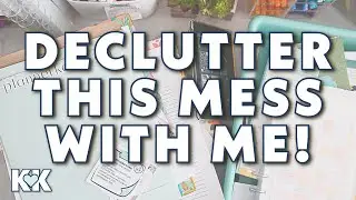 Organizing the Papers and Planner Stuff On My Desk With Me Long Chat about Life and Planning