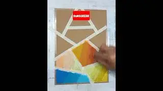 Easy oil pastel drawing / Abstract art / #shorts