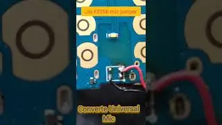 Jio F220b Mic Jumper & Converte to Universal Mic 100℅  working #shorts