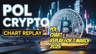 POL CRYPTO CHART replay for 7 March 2025. whole day chart in just a minute