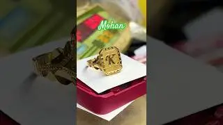 K letter #ring #ytshorts #mohan #gold #mmjewellers #viralshort #trending #wedding #goldjewellery