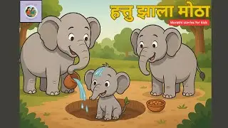 हत्तु झाला मोठ्ठा | गमतीदार मराठी गोष्ट | Kids Marathi Story | Marathi Baal Katha #Re-released