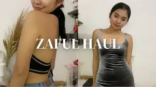 first ZAFUL try-on haul (tops & dress)