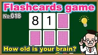 【No.018】Flash Card Games🧠 BRAIN TRAINING 💪 | Less than 20% correct in the 60s!?【9 Questions】