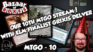Our 10th MTGO Stream! With European Legacy Masters finalist Grixis Delver - MTGO 10 [MTG Legacy]