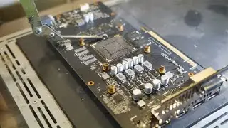 华硕GTX1066显卡卡B2，上家刷BIOS加焊核心没搞好。小伙能修好吗