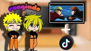 dimensão do menma e Naruto reagindo à naruto vs pain e + tik tok