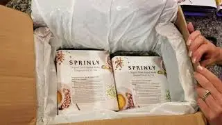 Sprinly Plant-Based Meal Kit Unboxing - Fresh meals delivered weekly to your door!