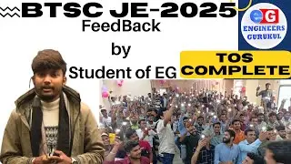 TOS Complete || BTSC JE-2025