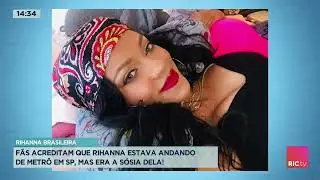 A sósia de Rihanna, Priscila Beatrice, movimentou SP enganando fãs da diva pop!