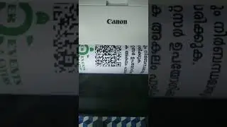 A2 paper printing  and auto cutting  canon printer