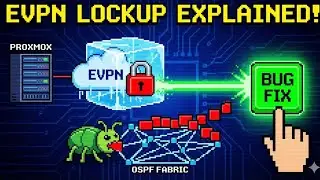 Блокировка Proxmox EVPN: почему OSPF-структура не очищается (объяснение ошибки SDN)