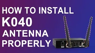 FIFINE Tutorial on Installation of K040 Wireless Microphone Antenna