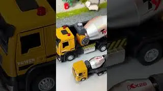 1:64 scale alloy construction vehicle model set | asmr unboxing & review #automobile #toys