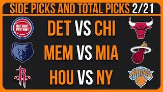 NBA Picks Today 2/21/26 NBA Picks and Predictions NBA Bets Today