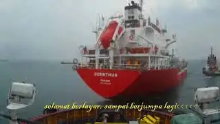 07. CORINTHIAN, small LPG carrier sailing from Shell Pulau Bukom Singapore