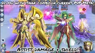 Saint Seiya: Awakening (KOTZ) - DC Mu with Isaak Combo in Current PvP Meta! Assist Damage + Shield!