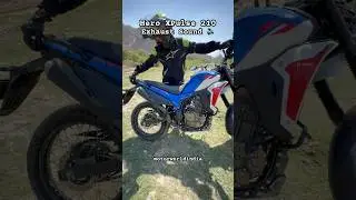 Hero XPulse 210 Exhaust Sound Check #heroxpulse210 #heromotocorp #xpulse210